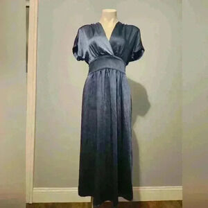 Anne Klein blue midi dress